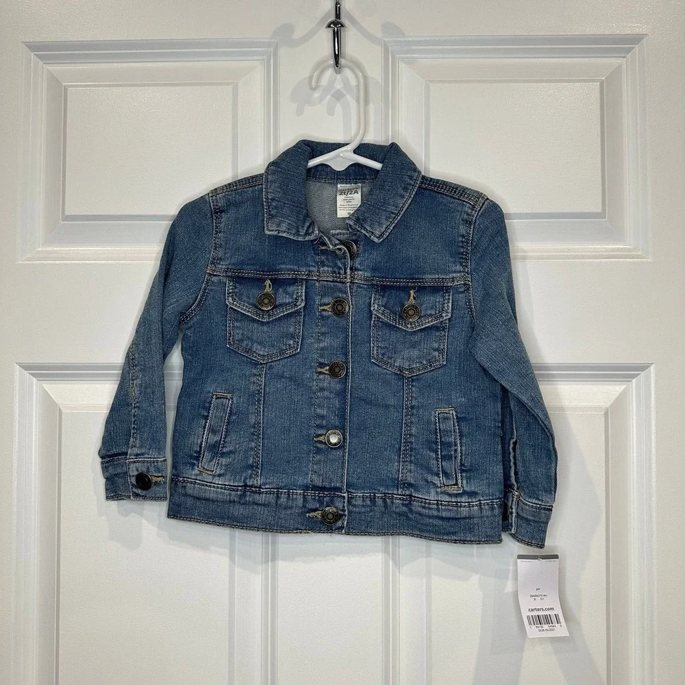 Carters Girls Jean‎ Jacket Size 2T NWT